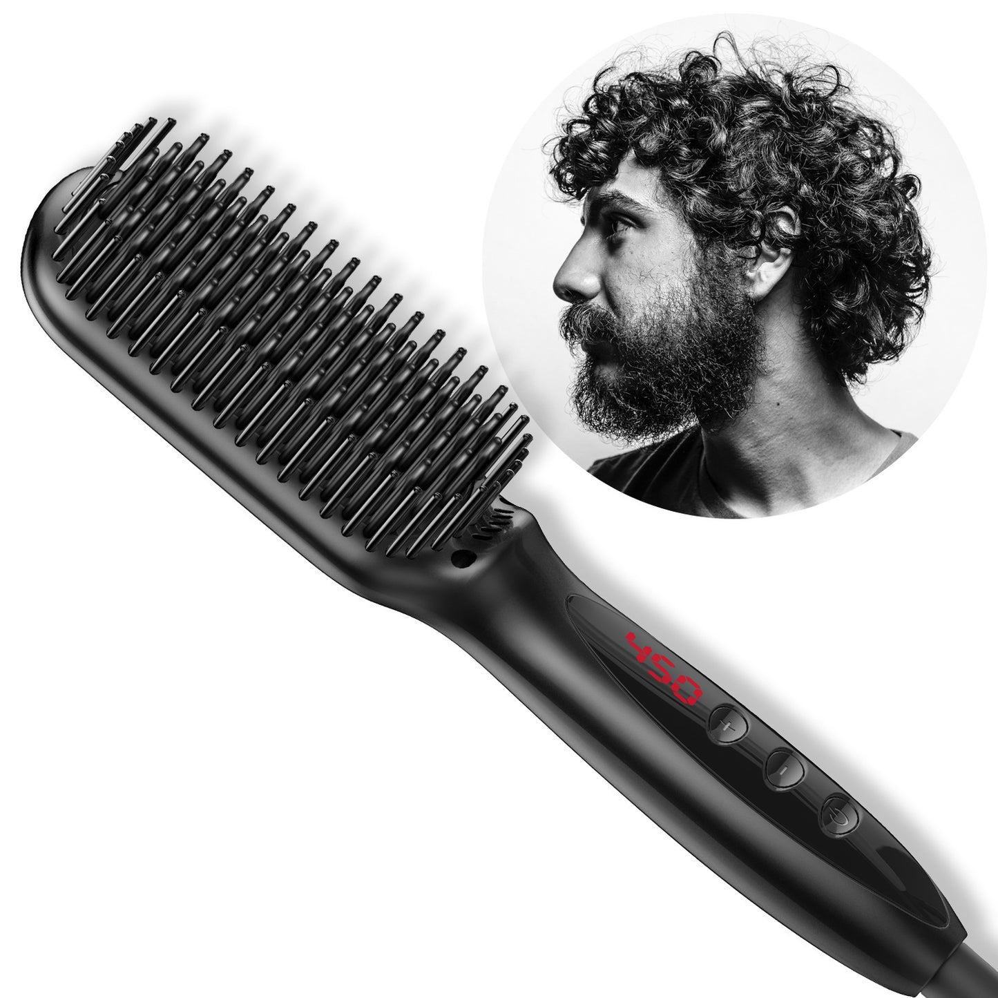 Beard straightener